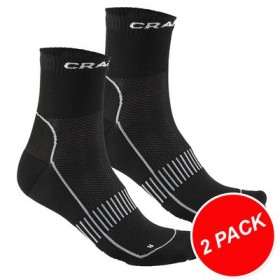 CRAFT Cool Training Sock 2-Pack Black
