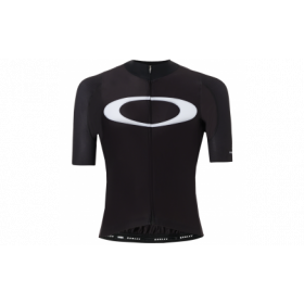 Oakley jawbreaker premium branded road maillot de cyclisme manches courtes noir