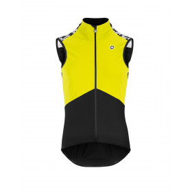 Assos mille gt spring/fall airblock gilet coupe-vent fluo jaune