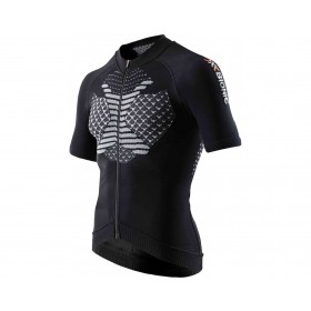 X-Bionic twyce biking maillot de cyclisme manches courtes noir blanc
