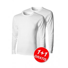 Shirt Essentials LM White 1+1 Gratis