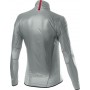 Castelli Aria Shell Jacket - Silver Gray- Back