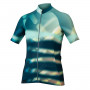 Endura Women's Virtual Texture S/S Jersey LTD - Glacier Blue - Front