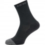 Gore M Thermo Mid Socks - black/graphite grey front