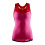 Craft Stride Singlet Lady  - Fame/Bright Red- Front