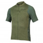 Endura Gv500 Reiver S/S Jersey - Olive Green - Front