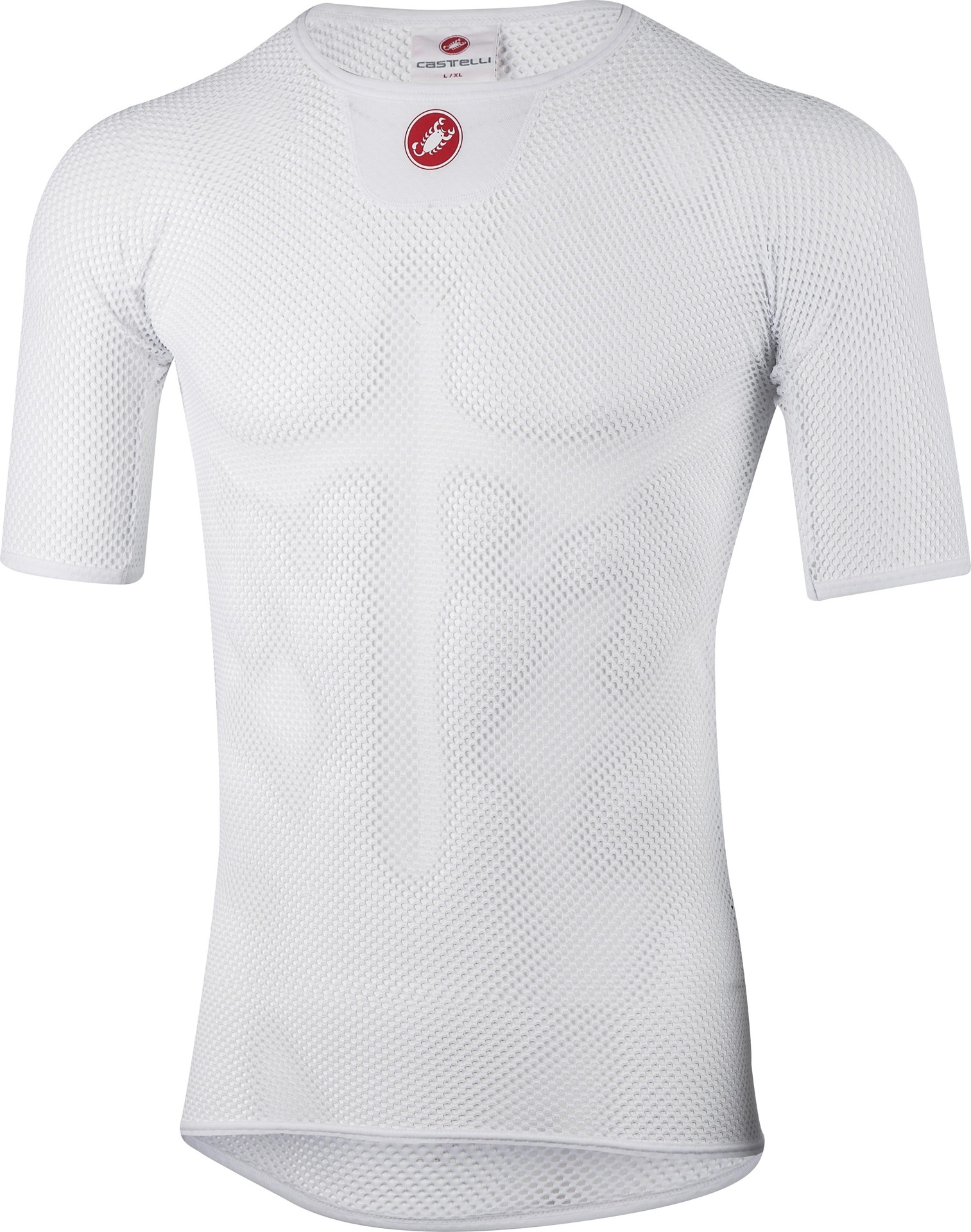 Castelli core mesh 3 Unterhemd Kurzarm weiß