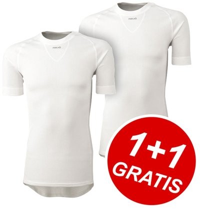 AGU Secco Shirt KM White 1+1 Gratis