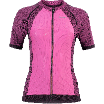 UYN activyon biking Damen Radtrikot kurzarm violet rosa schwarz